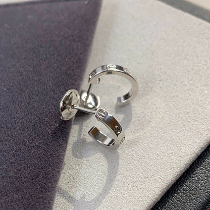 [Stars Jewelry]LOVE EARRINGS 2.65MM SILVER