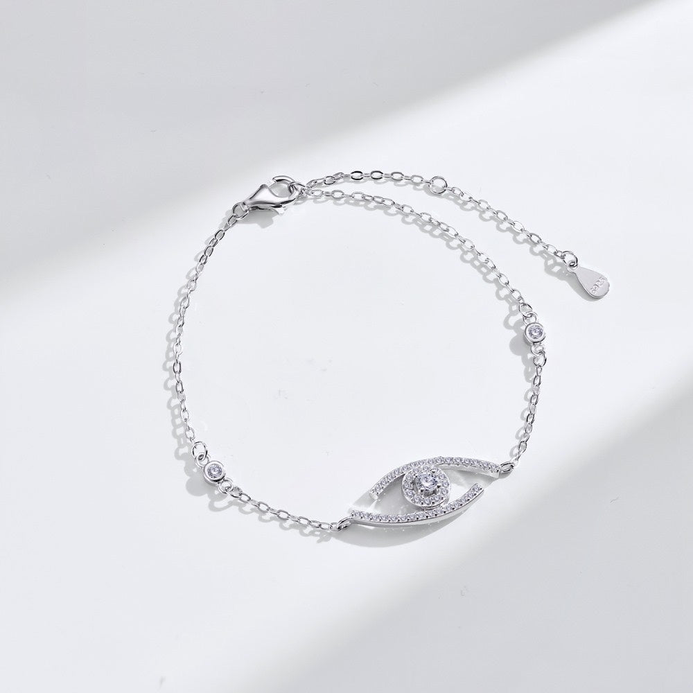 [Stars Jewelry]Lucky Eye Pave-Set Diamond Bracelet