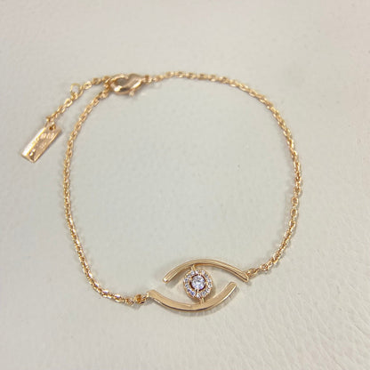 [Stars Jewelry]Lucky Eye Pave-Set Diamond Bracelet
