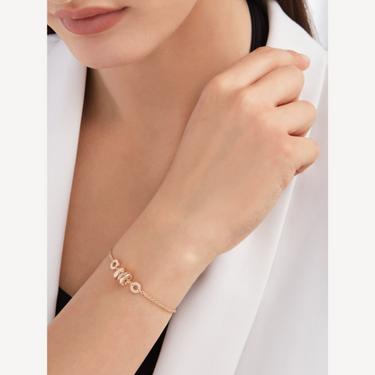 [Stars Jewelry]ZERO 1 SOFT PINK GOLD BRACELET