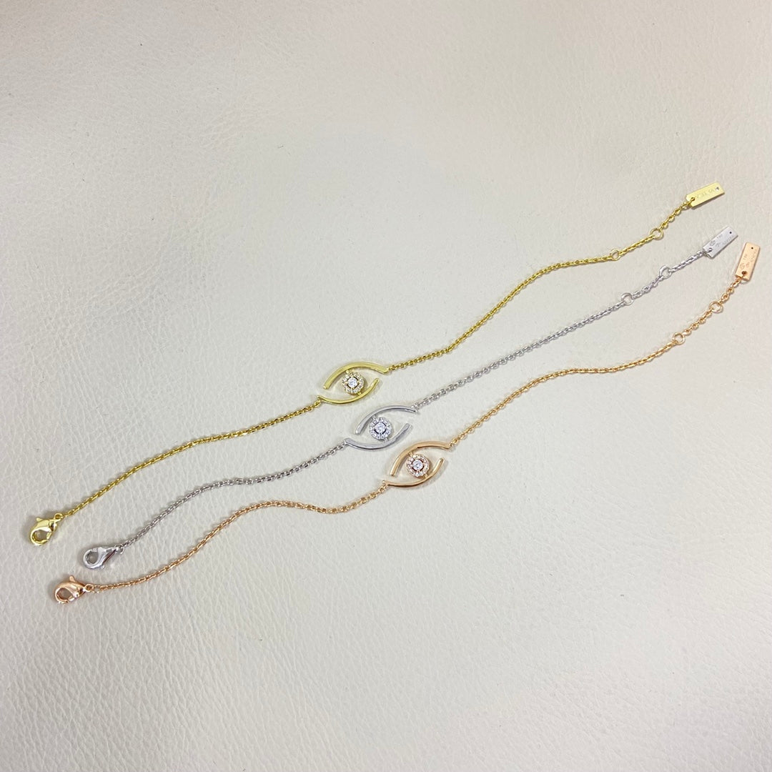 [Stars Jewelry]Lucky Eye Pave-Set Diamond Bracelet