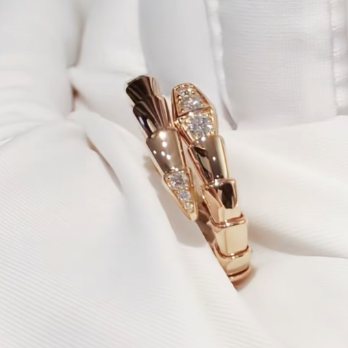 [Stars Jewelry]Bulgari Serpenti Viper Coiled Ring