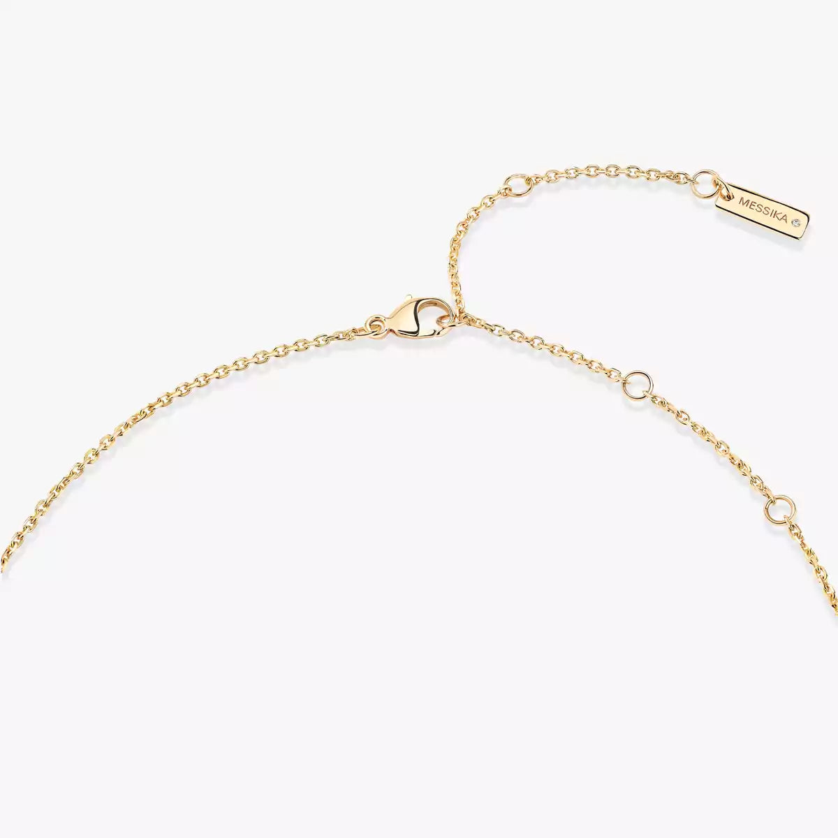 [Stars Jewelry]Lucky Eye Diamond Necklace in Rose Gold and Turquoise