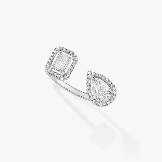 [Stars Jewelry]MY TWIN TOI & MOI SILVER DIAMOND RING
