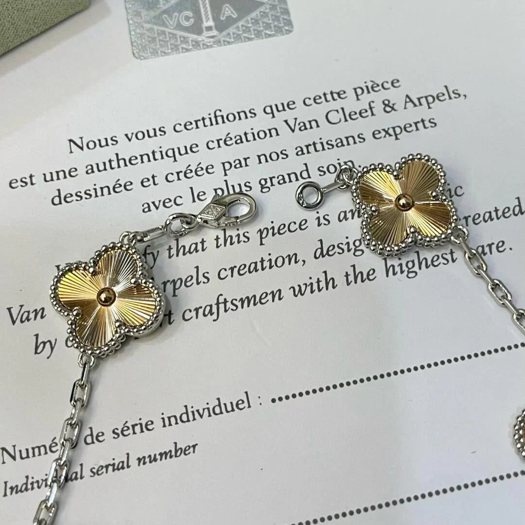 [Stars Jewelry] CLOVER 5 MOTIF LASER BRACELET COLLECTION