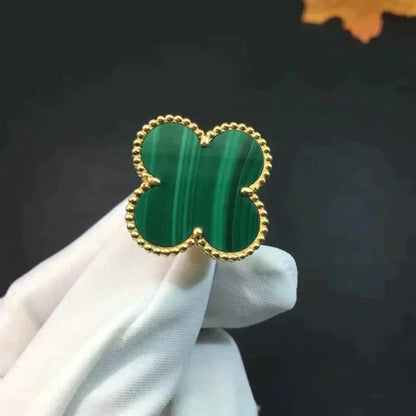 [Stars Jewelry]CLOVER MALACHITE RING