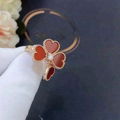[Stars Jewelry]SWEET CLOVER CARNELIAN RING