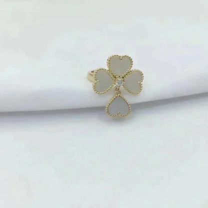 [Stars Jewelry]SWEET CLOVER WHITE MOP RING